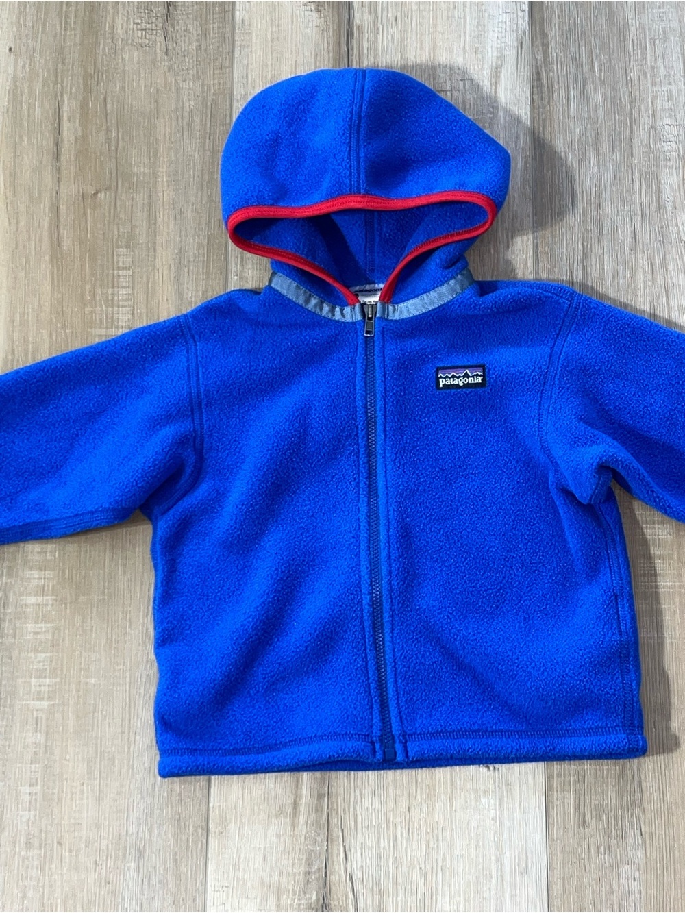 Patagonia Baby Synchilla Fleece Full Zip Hooded Jacket Size 24 Months - Picture 2 of 6